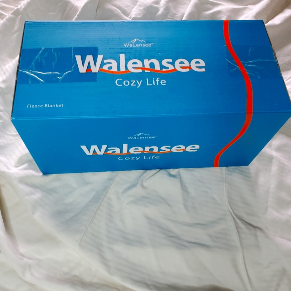 Walensee Fleece Blanket 90x90 ash grey